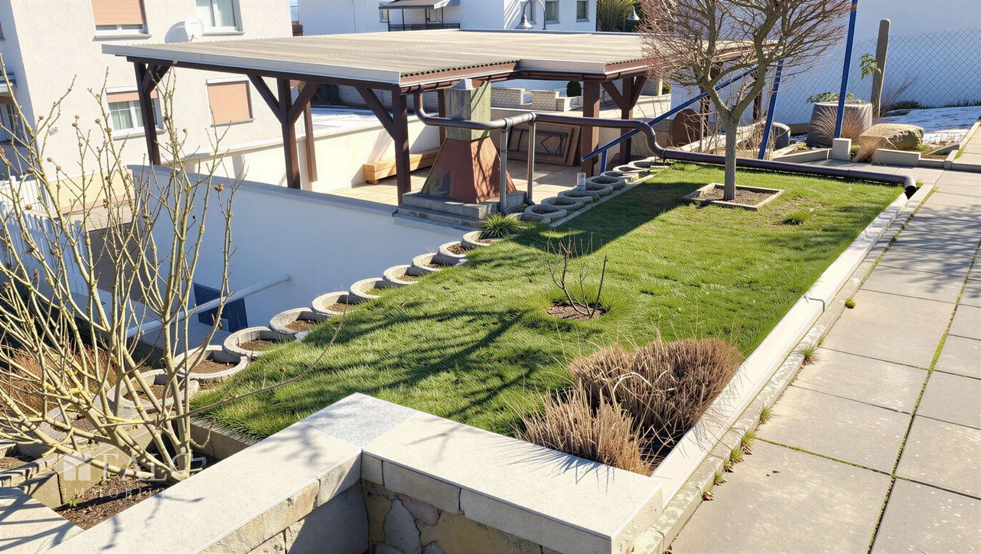 Außenbereich - überdachte Terrasse