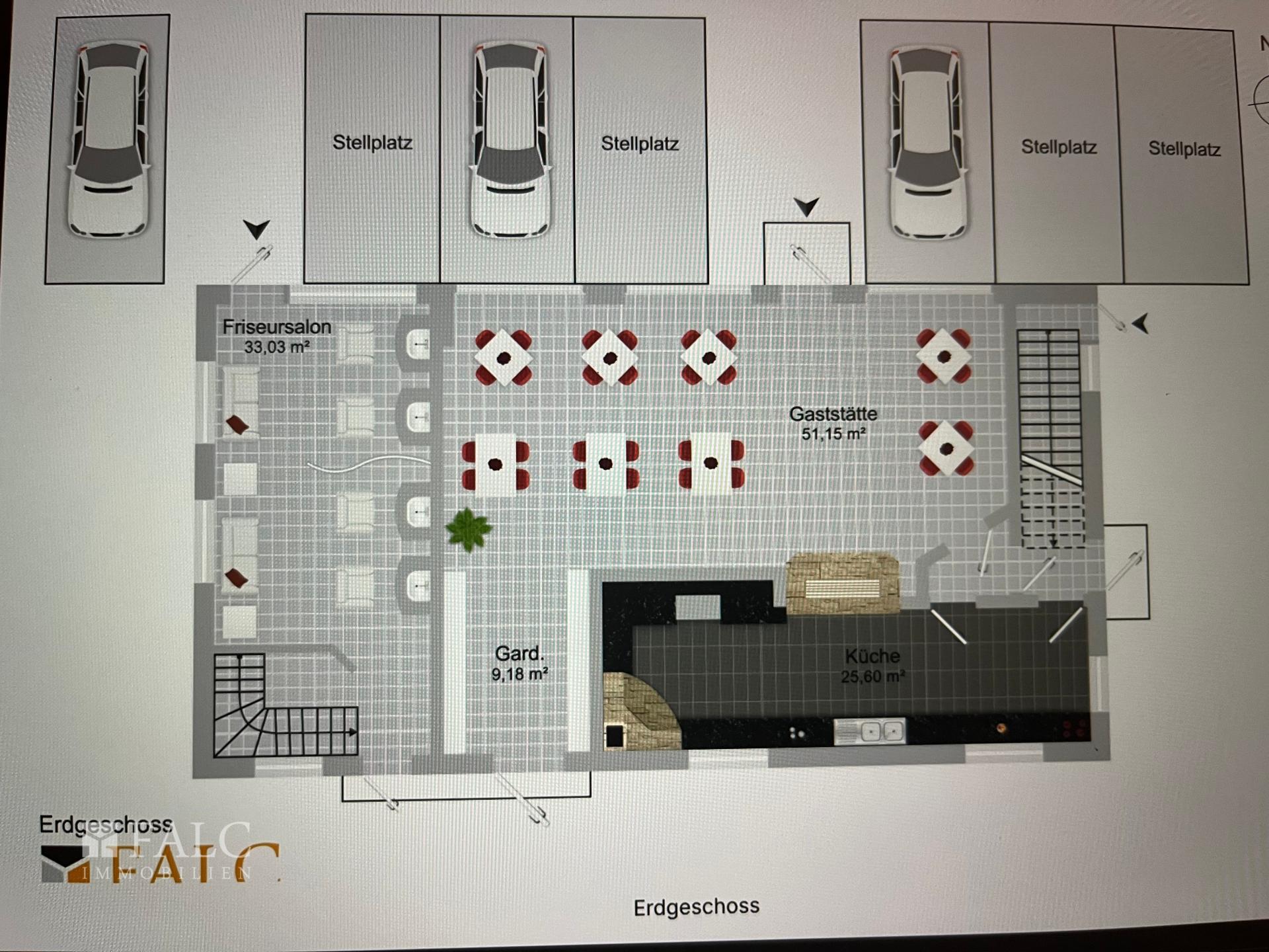 Grundriss Verkaufsfläche
