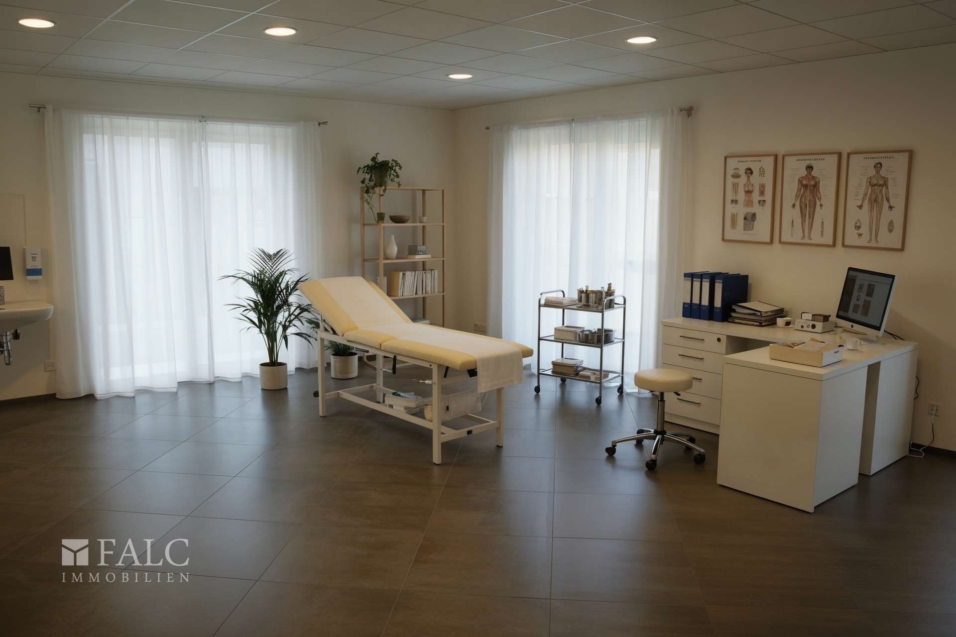 Büro EG links KI generiert