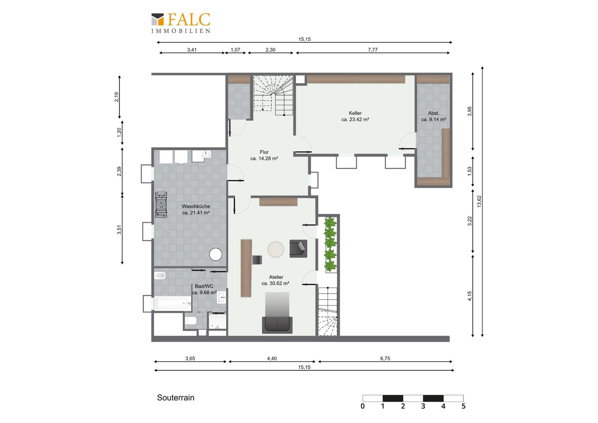 Grundriss Souterrain