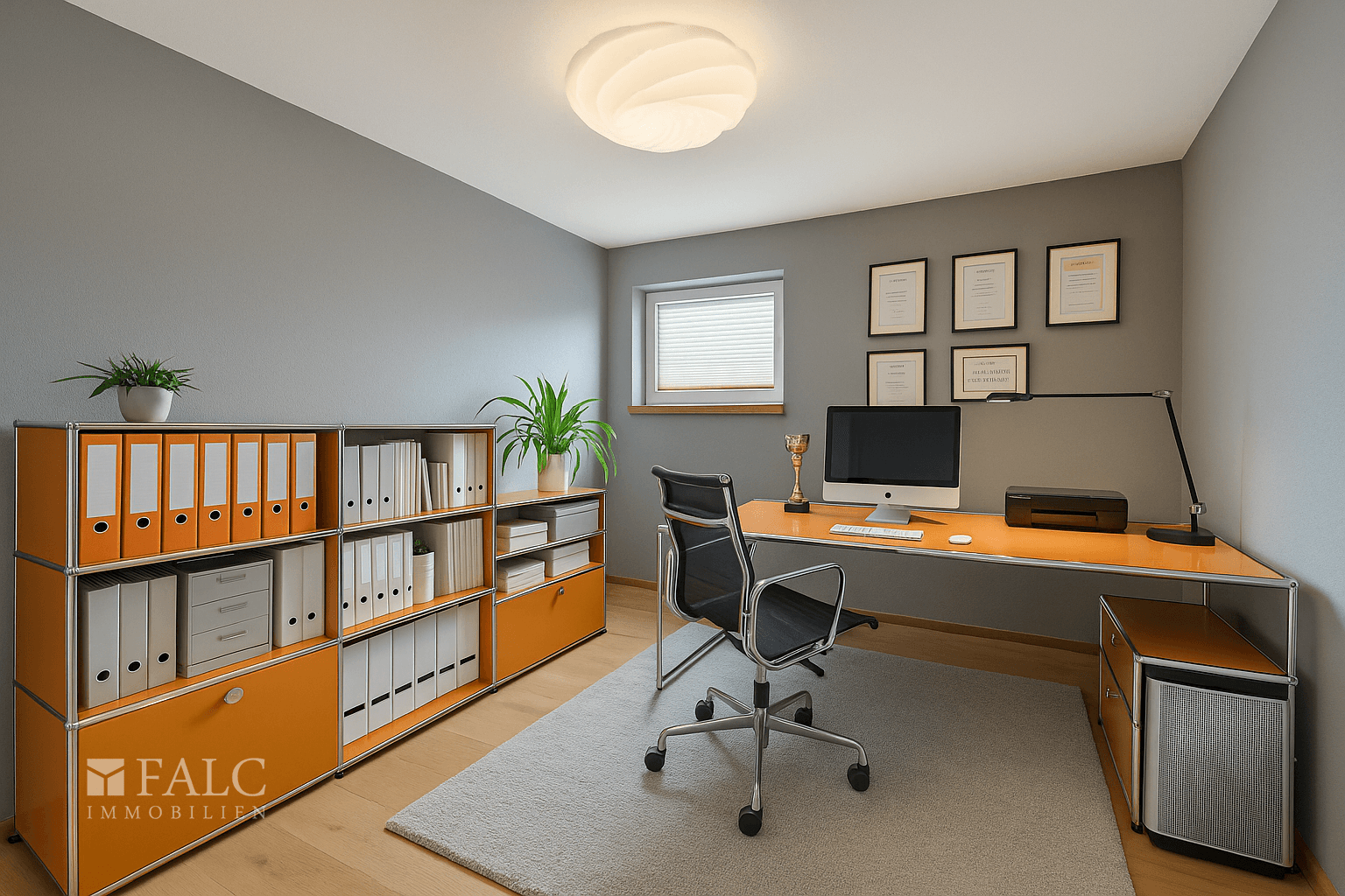 Büro.Einrichtungsbeispiel