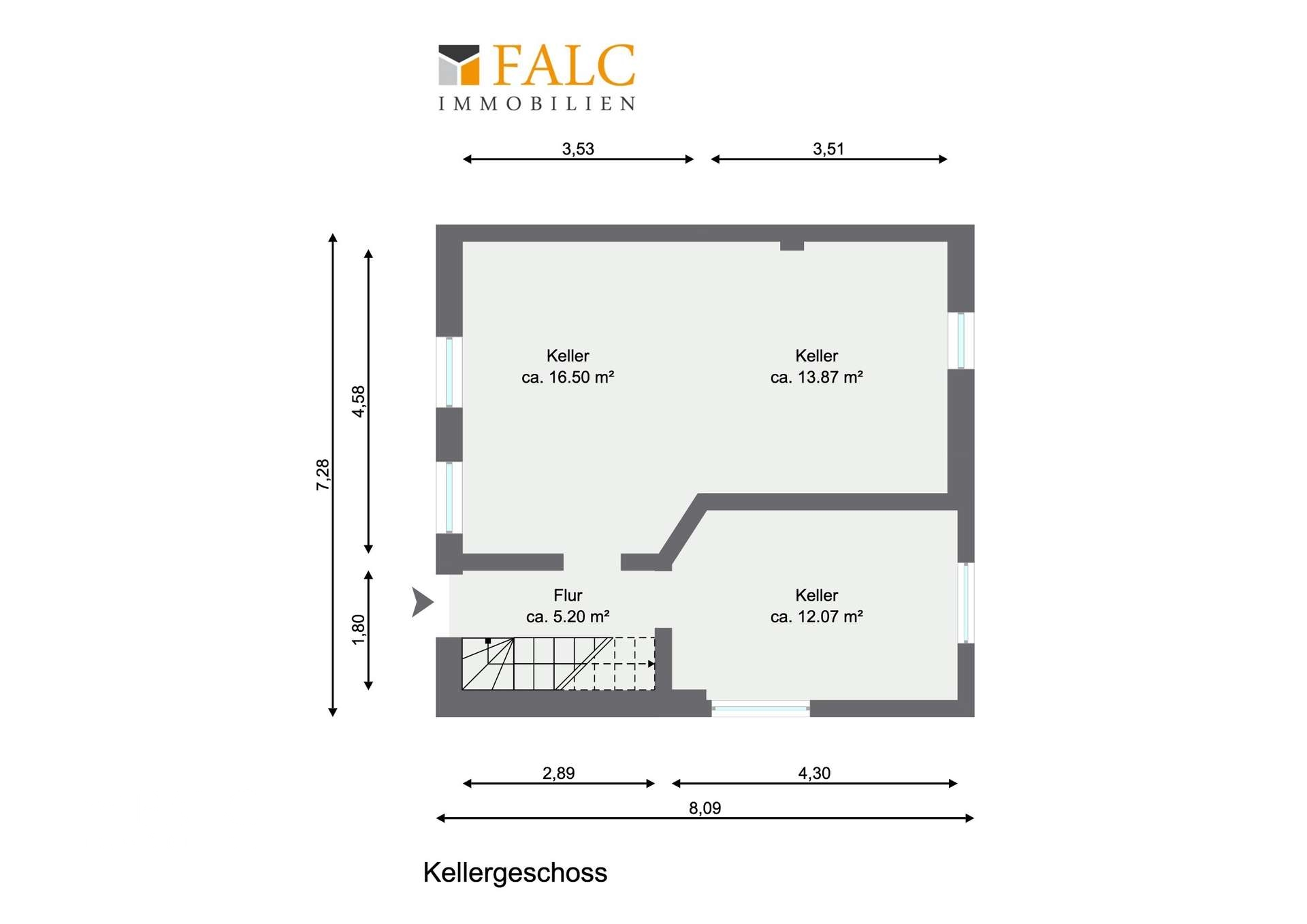 Kellergeschoss Grundriss