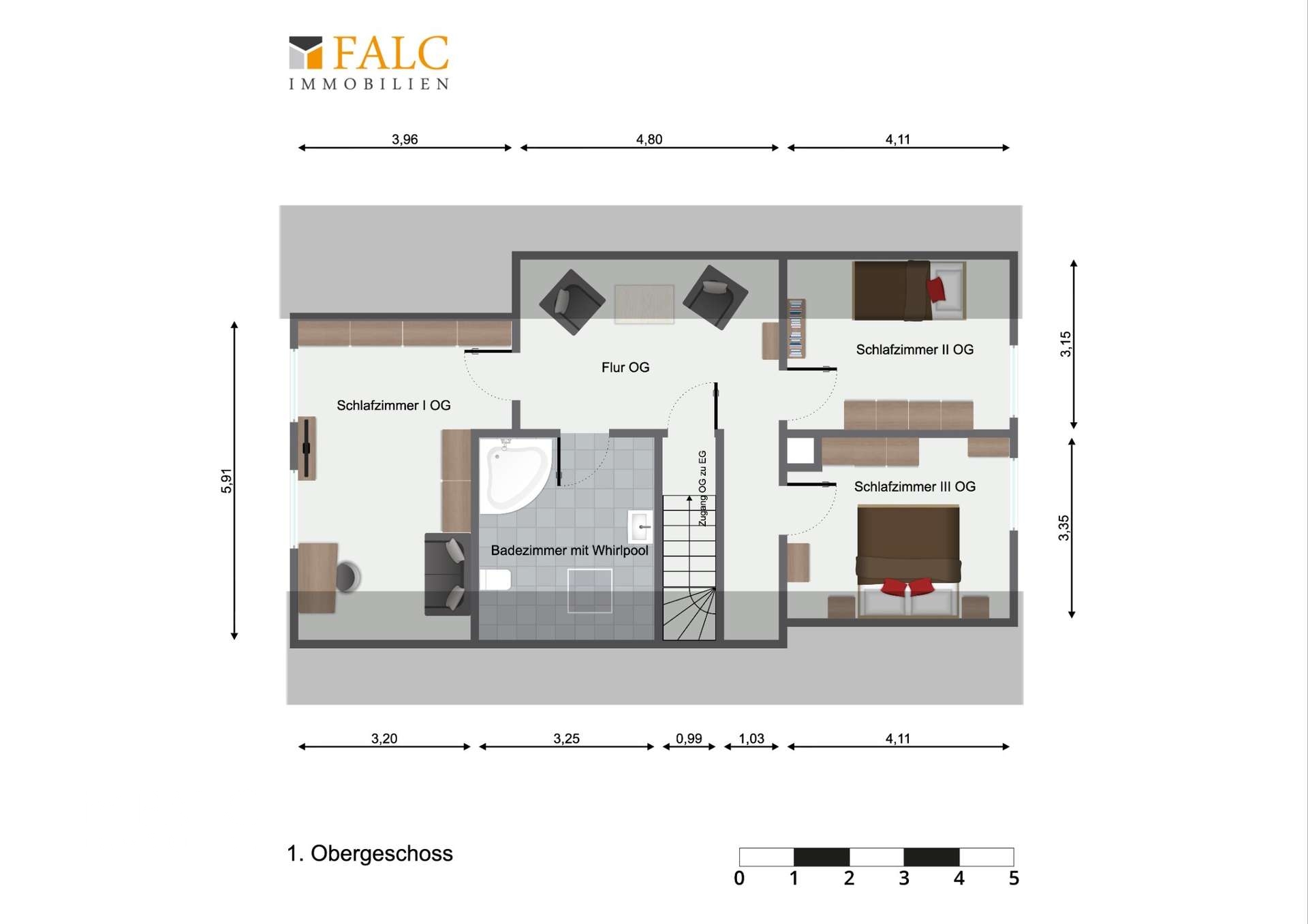 Grundriss Obergeschoss