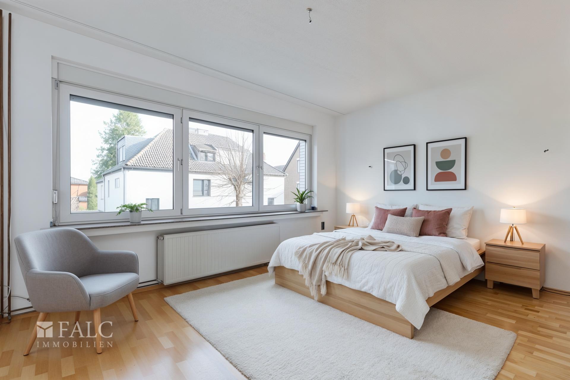 Schlafzimmer 2 - 1. OG - Möblierungsbeispiel