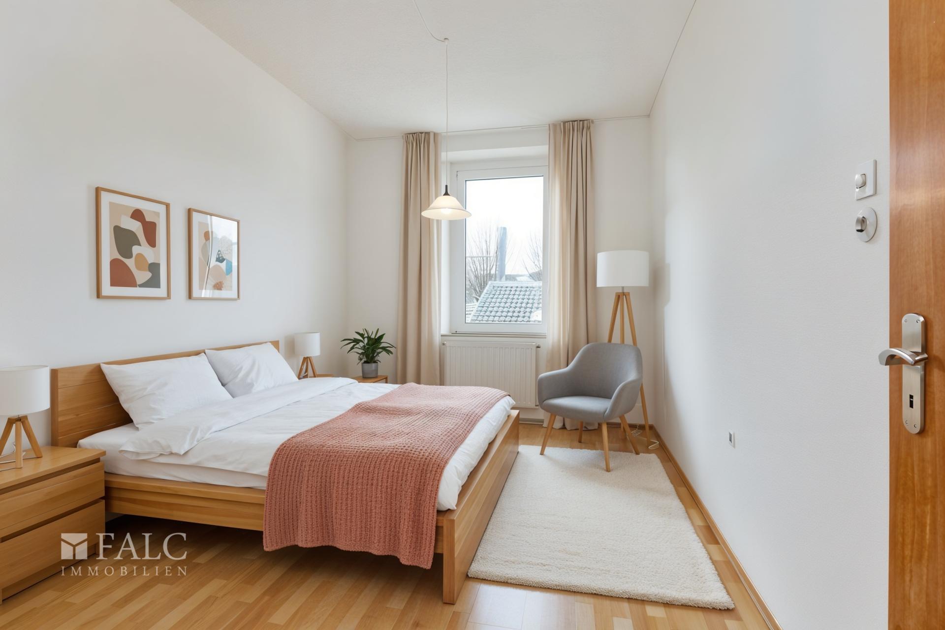 Schlafzimmer 1 - 1. OG - Möblierungsbeispiel