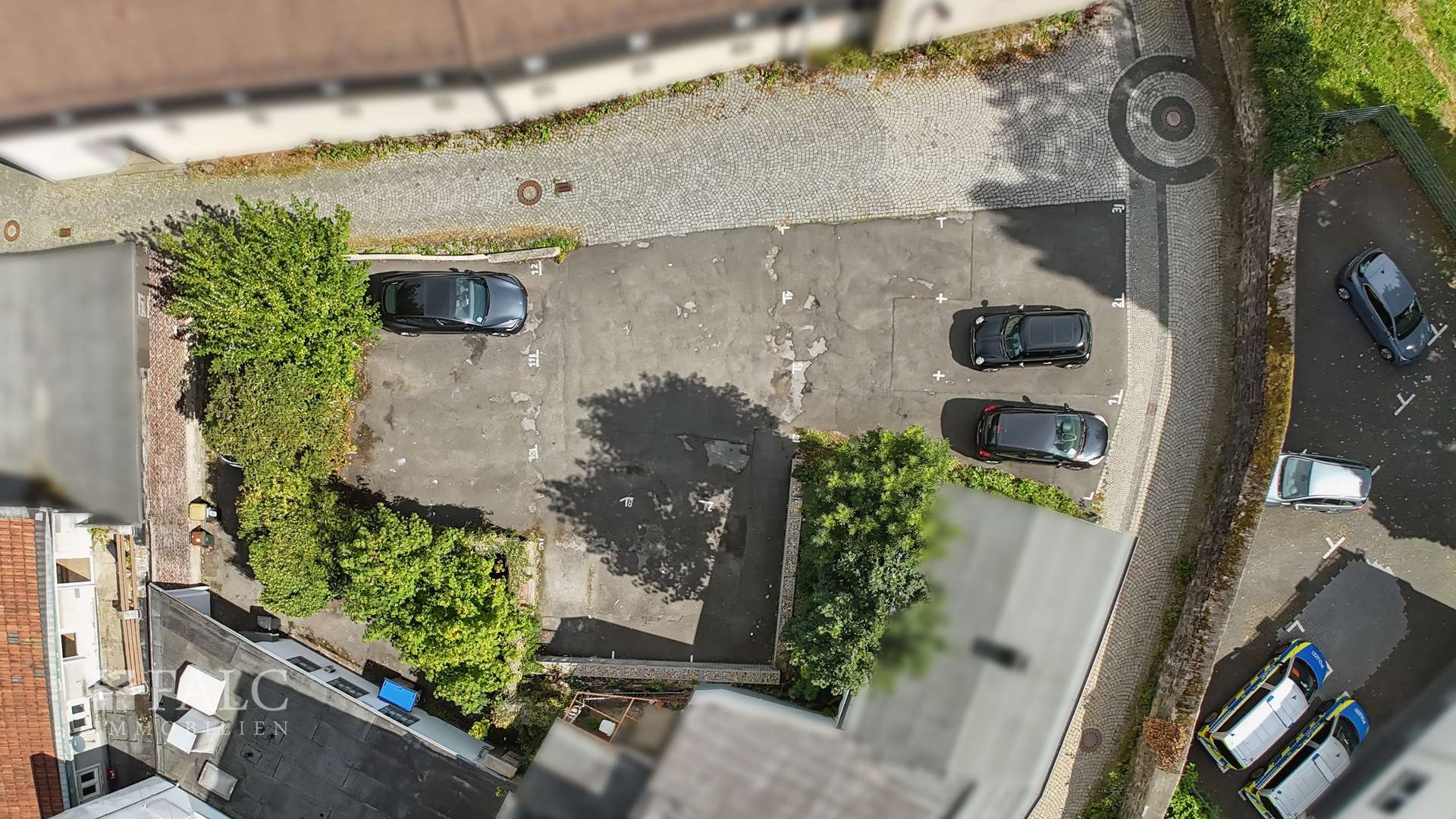 Parkplatz Vogelperspektive