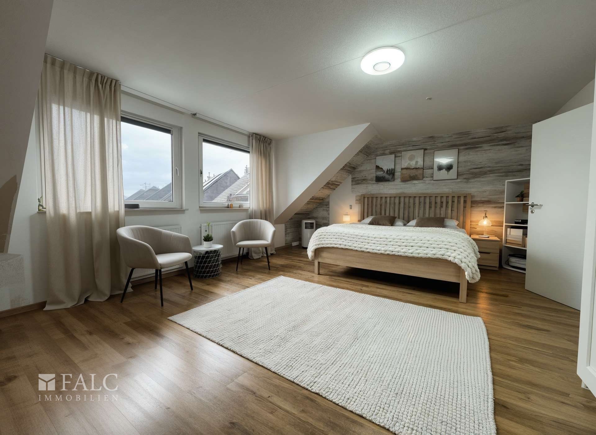 Schlafzimmer digitalisiert