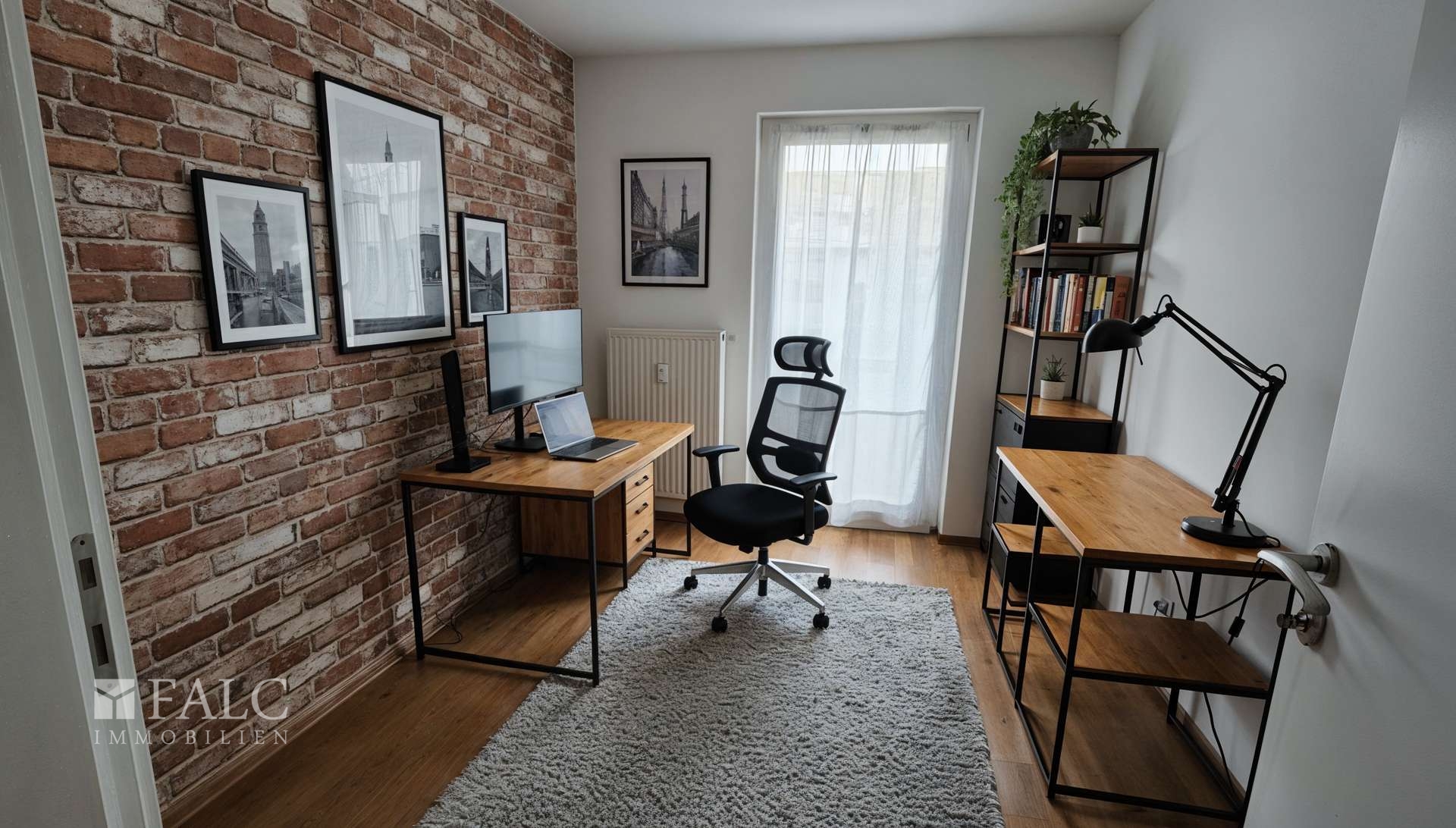 Büro/kleines Nebenzimmer (KI Wohnidee)