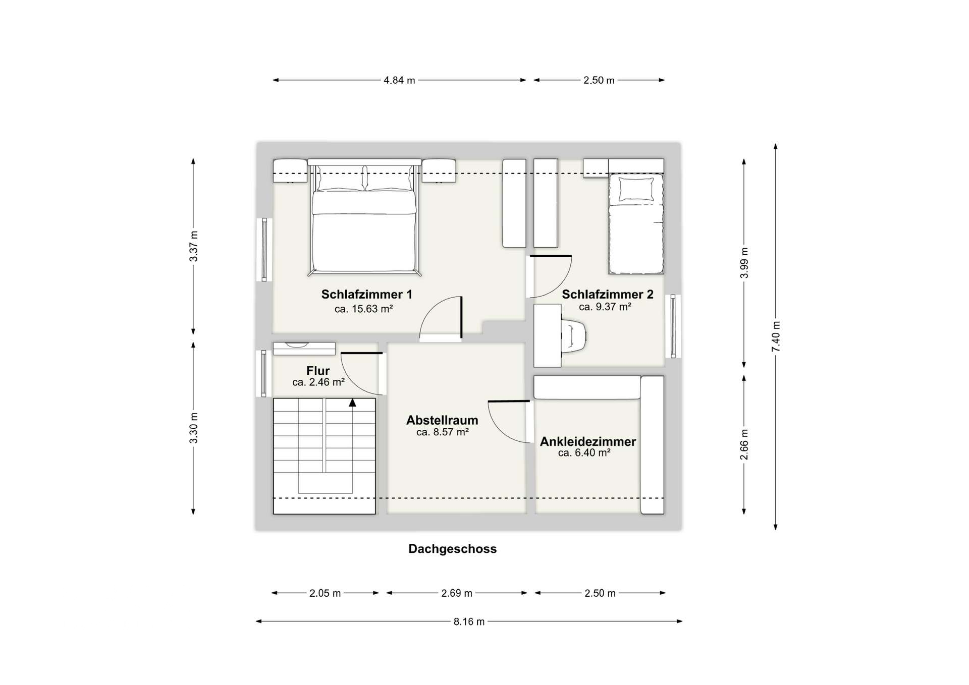 Grundriss Obergeschoss