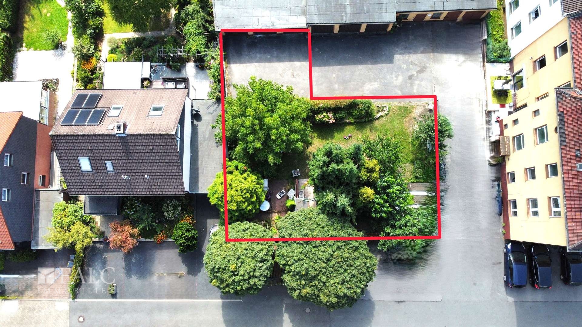 Draufsicht Grundstück