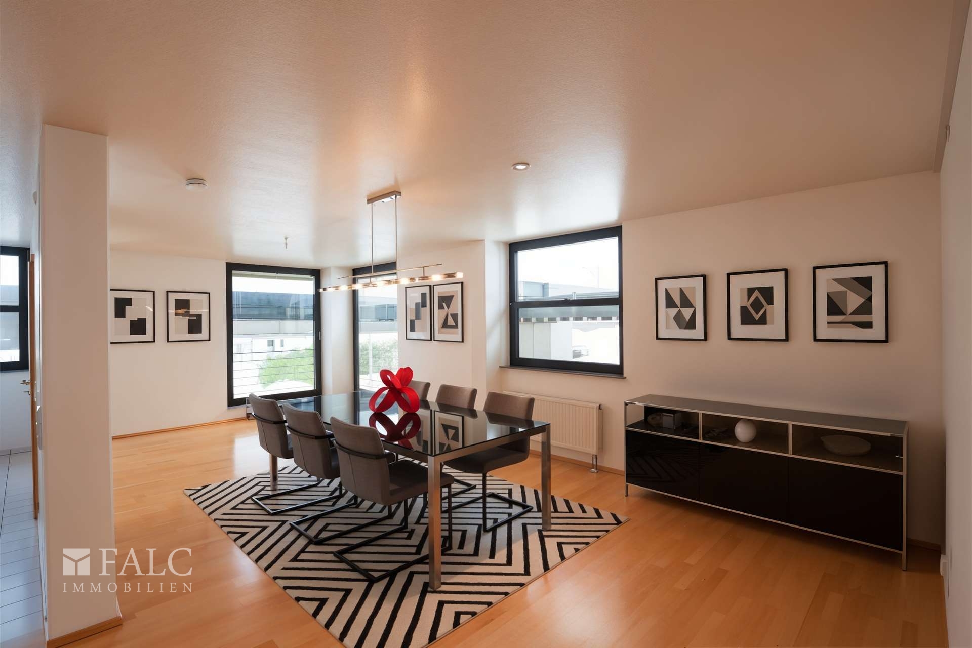 Essbereich - Büro - Möblierungsbeispiel