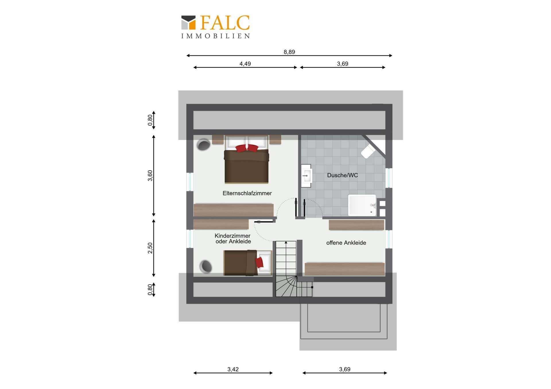 Dachgeschoss Haupthaus