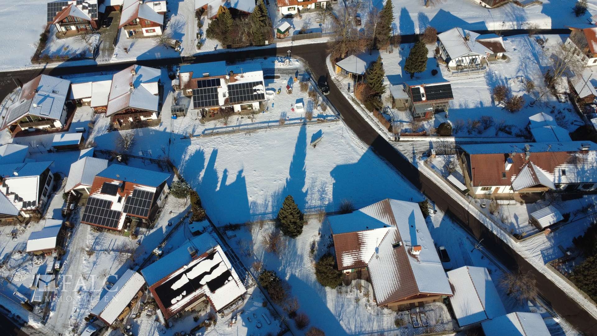 Grundstück von oben