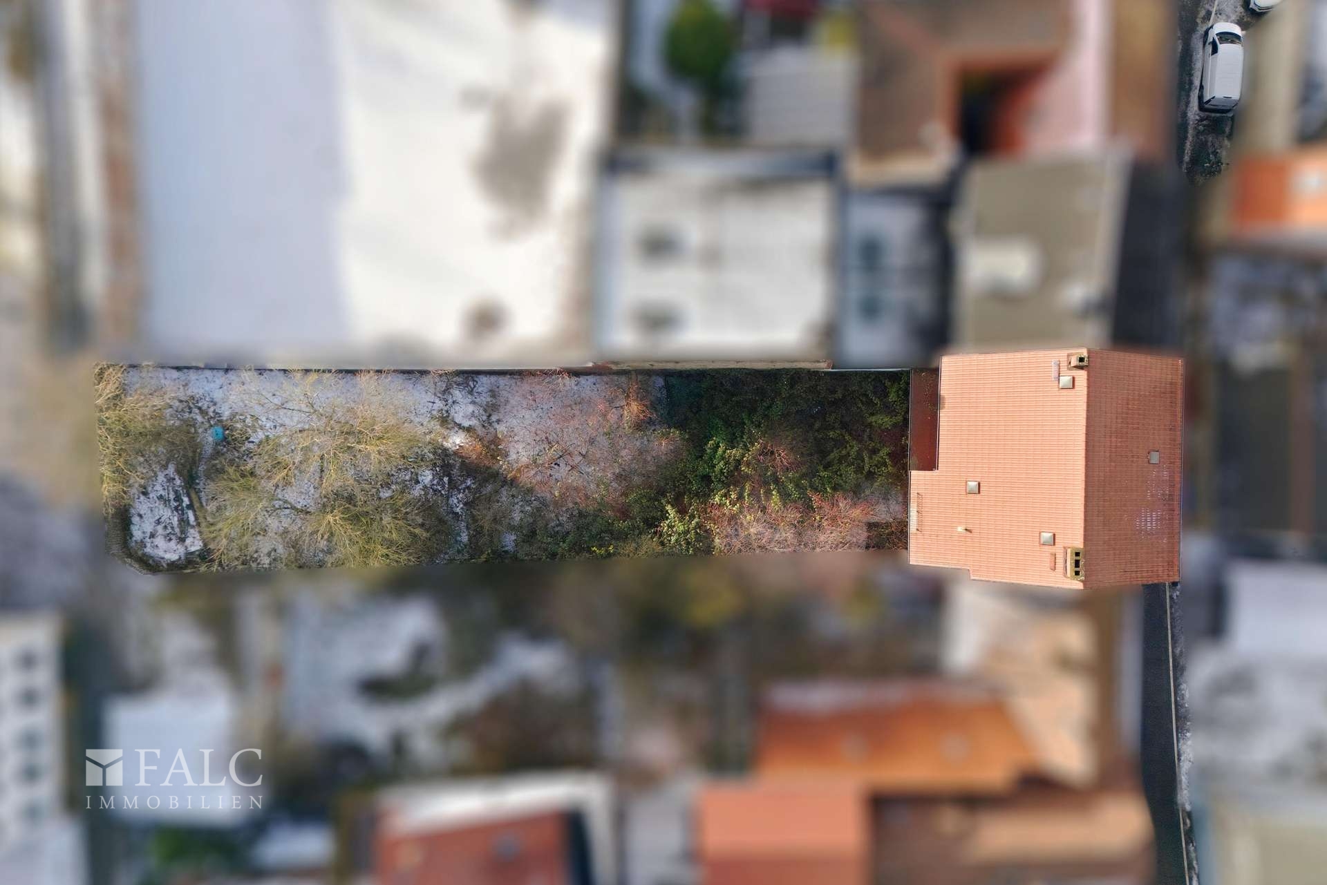 Grundstück von oben