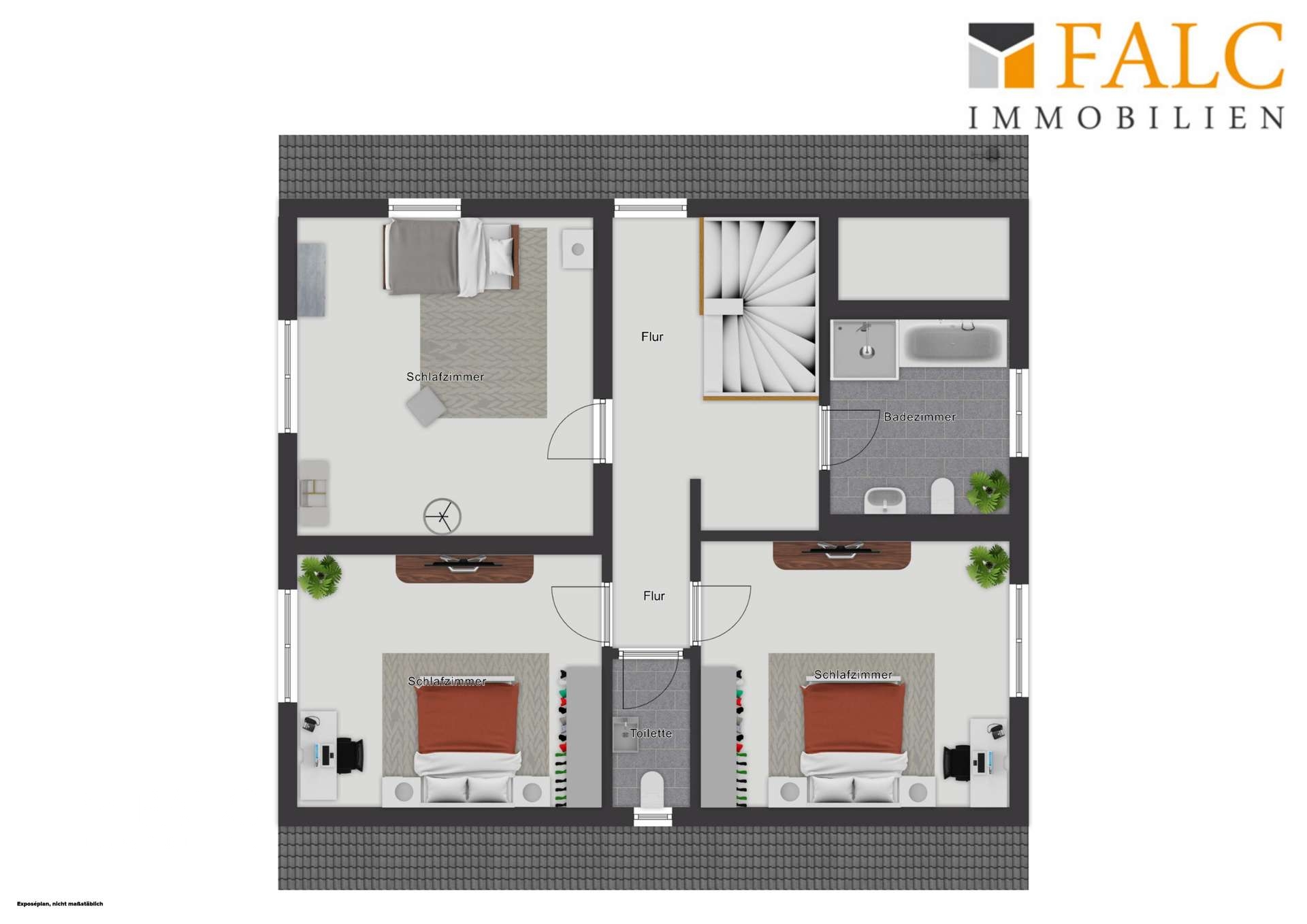 Dachgeschoss Grundriss