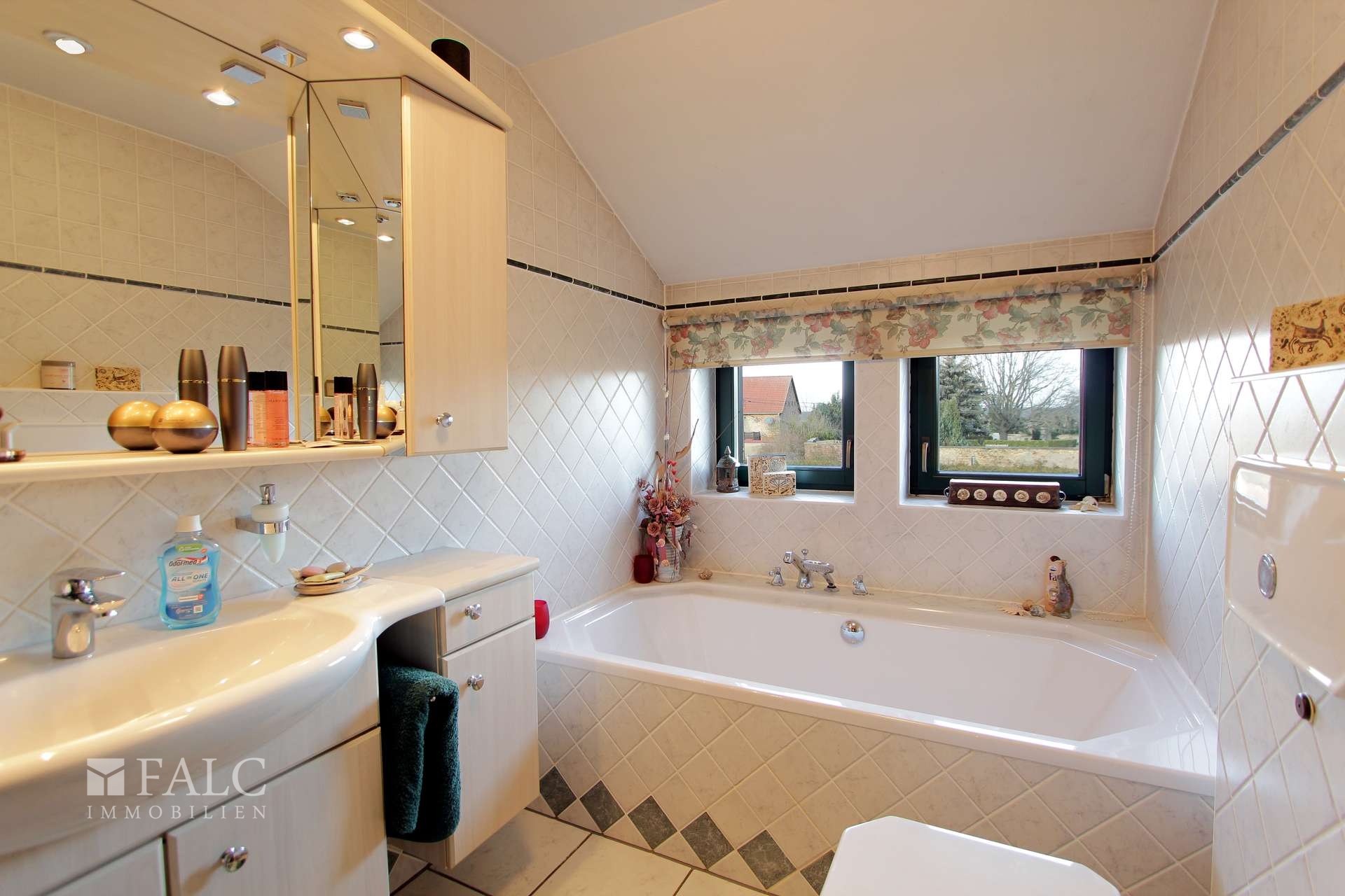 Badezimmer im Obergeschoss