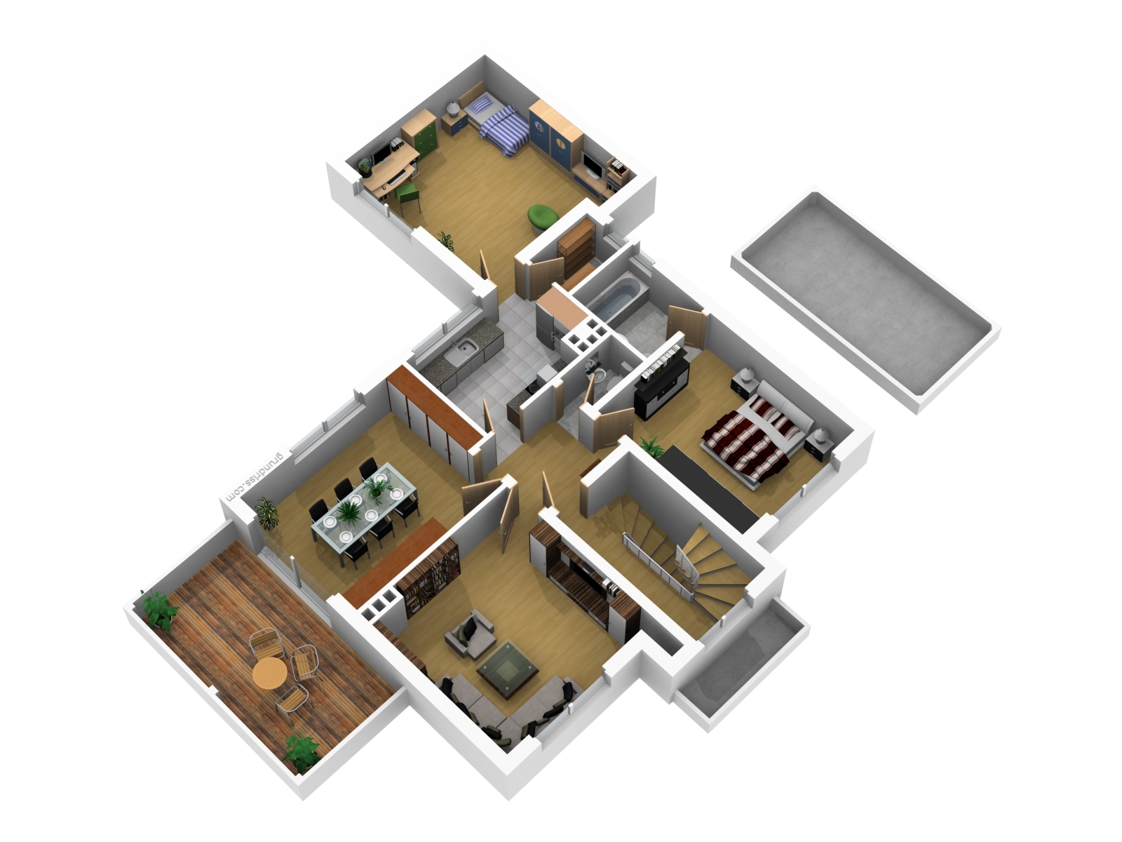 Grundriss Obergeschoss