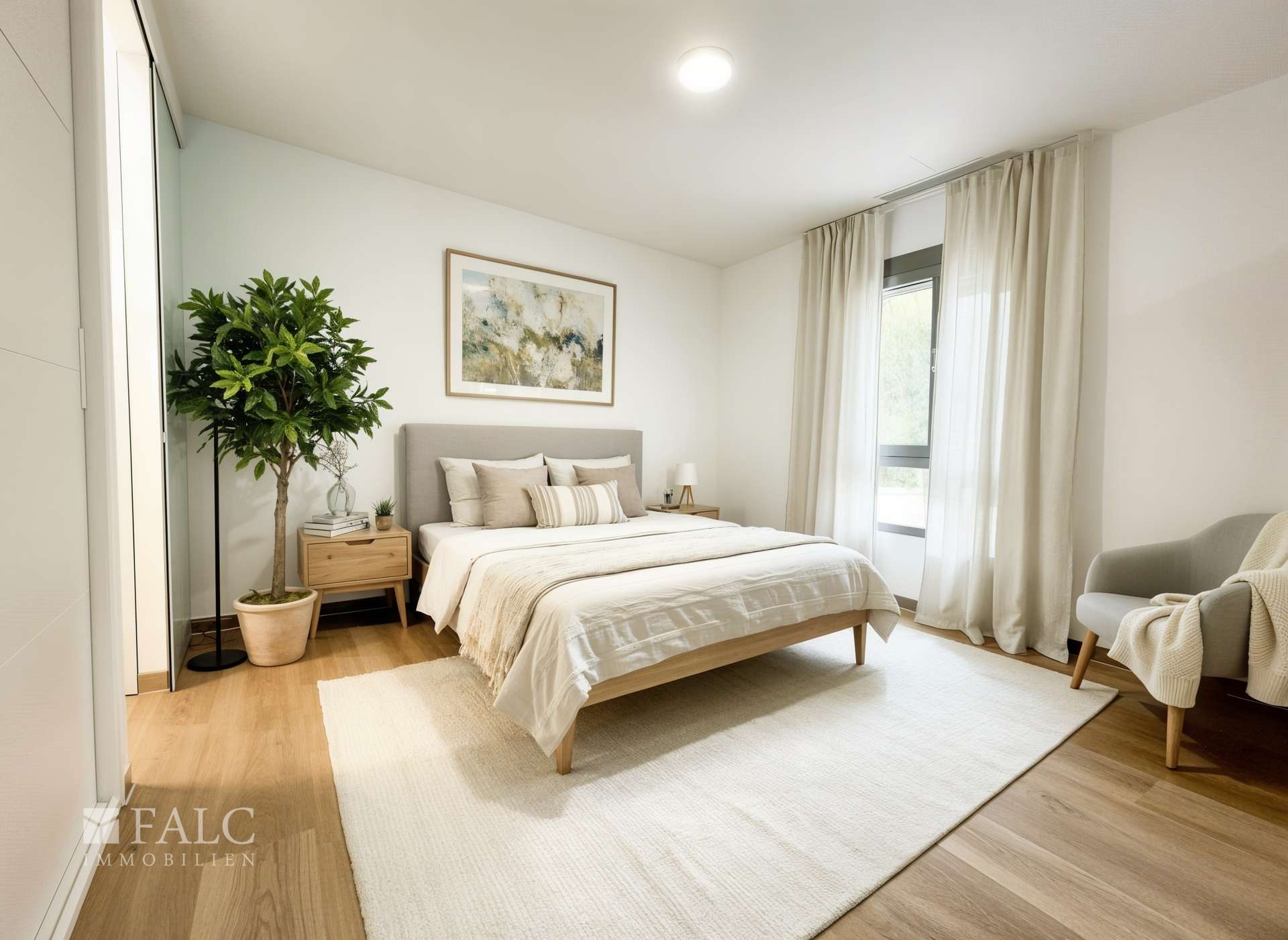 Schlafzimmer virtual Staging