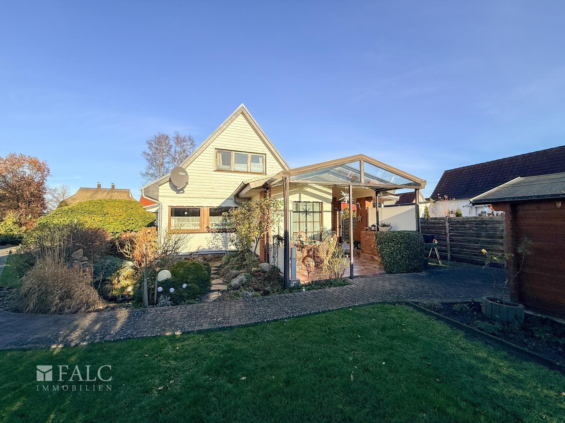 überdachte Sitzecke