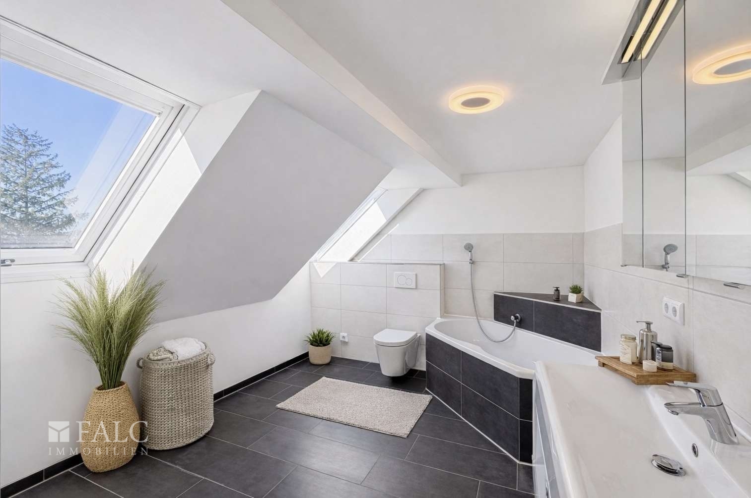 Badezimmer Dachgeschoss