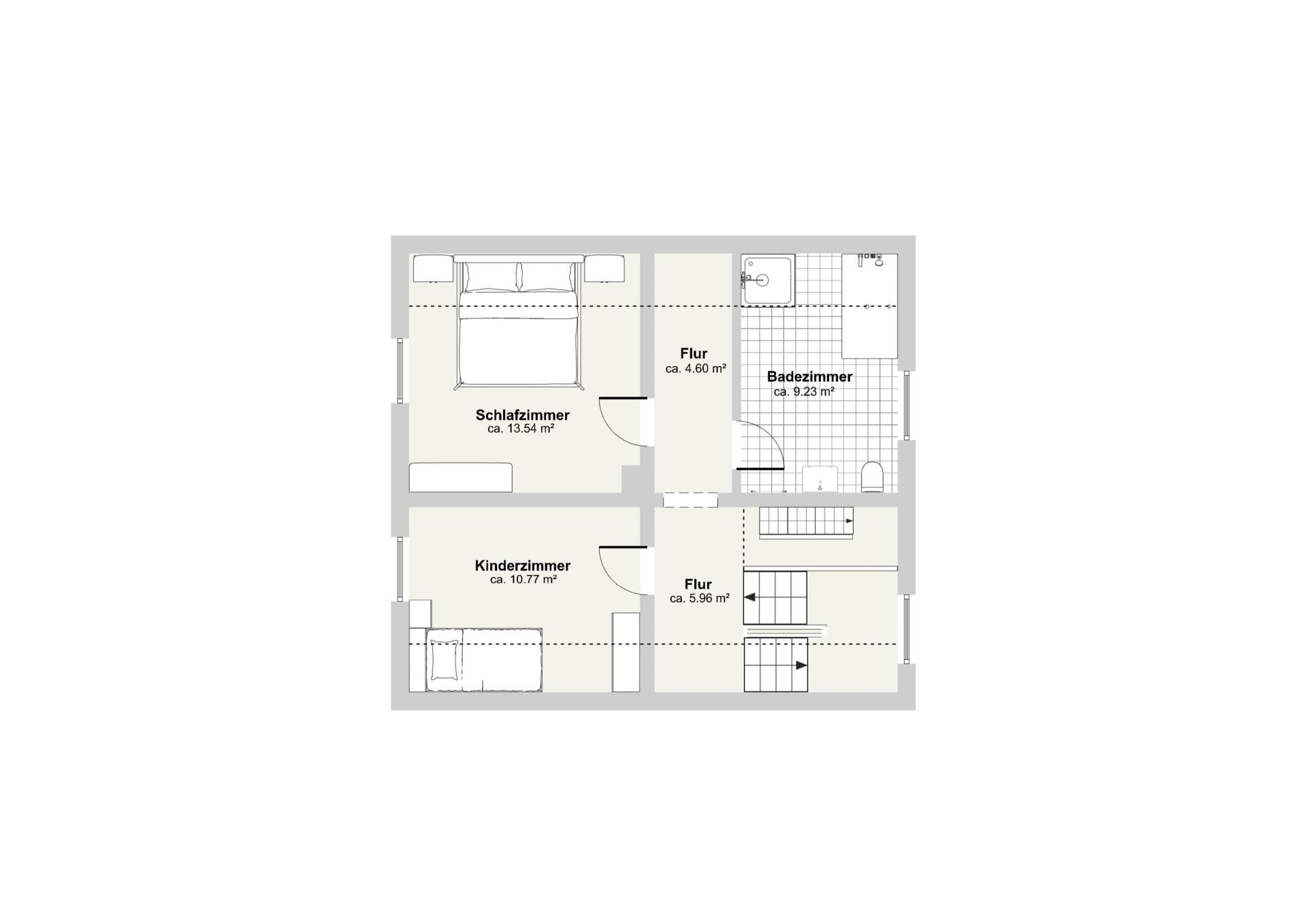 Grundriss Obergeschoss