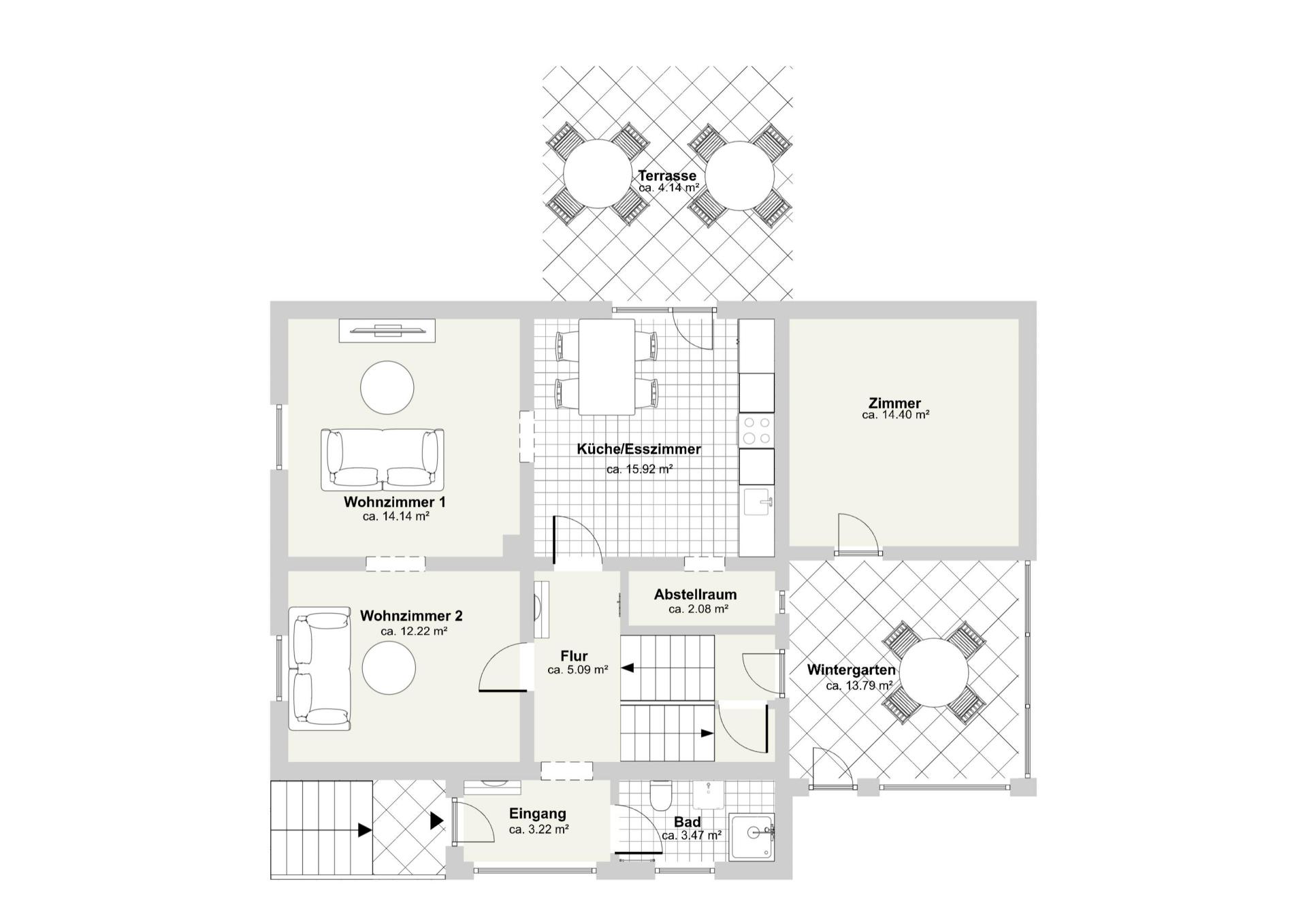 Grundriss Erdgeschoss