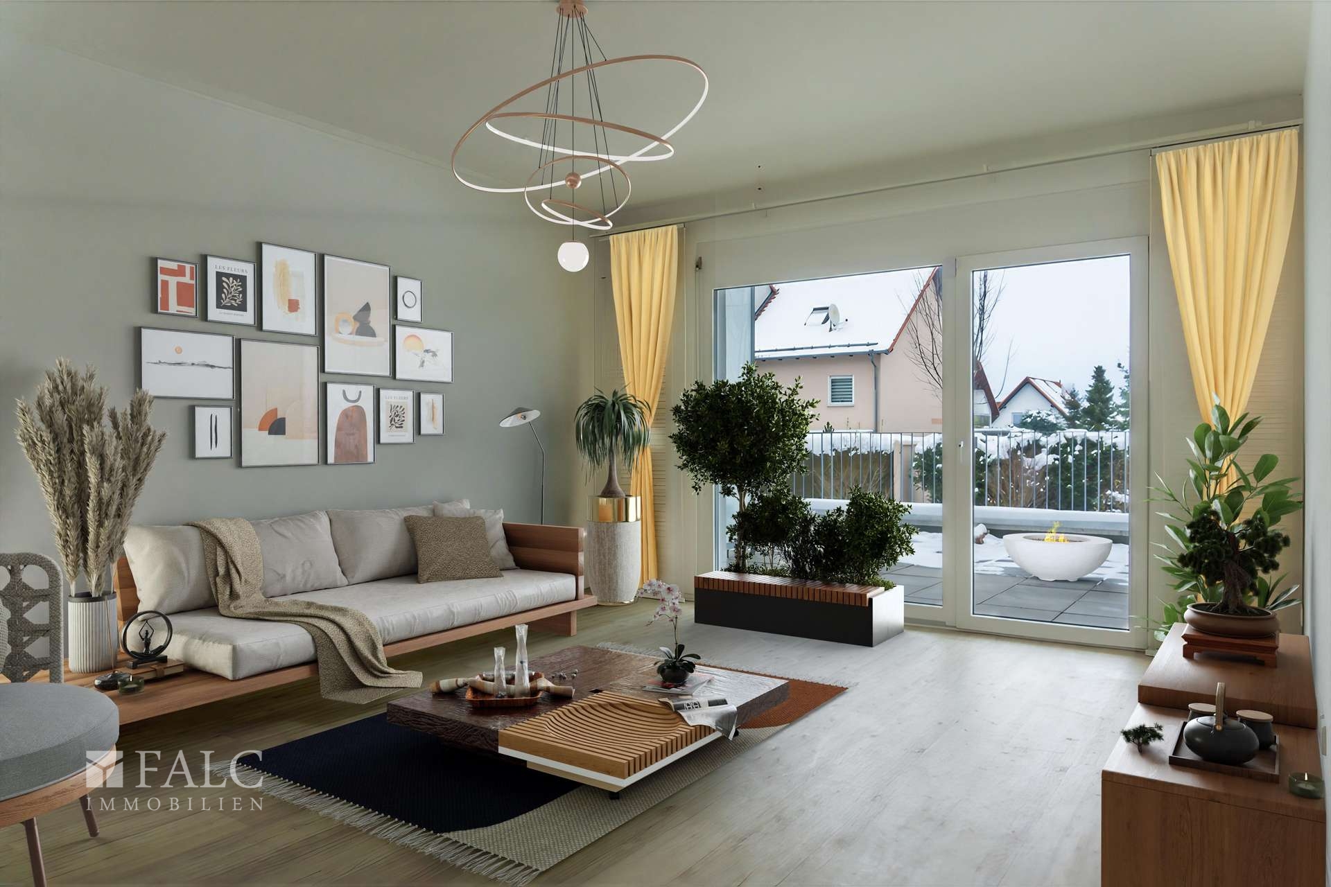 Wohnzimmer - Einrichtungsbeispiel