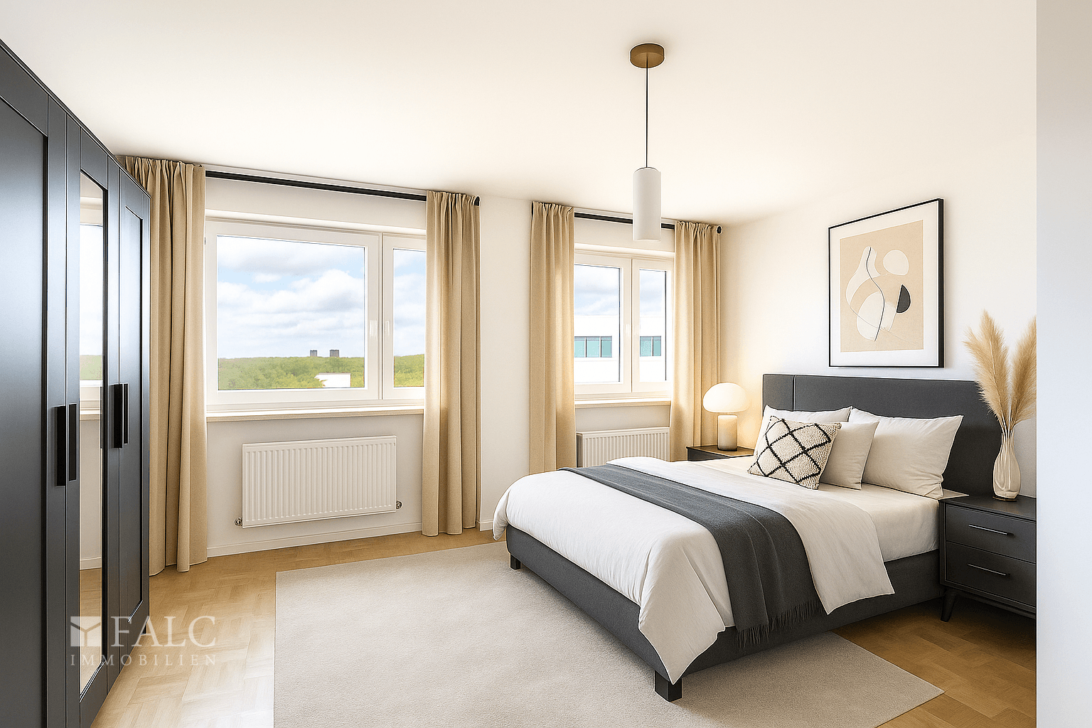 Einrichtungsbeispiel Schlafzimmer 