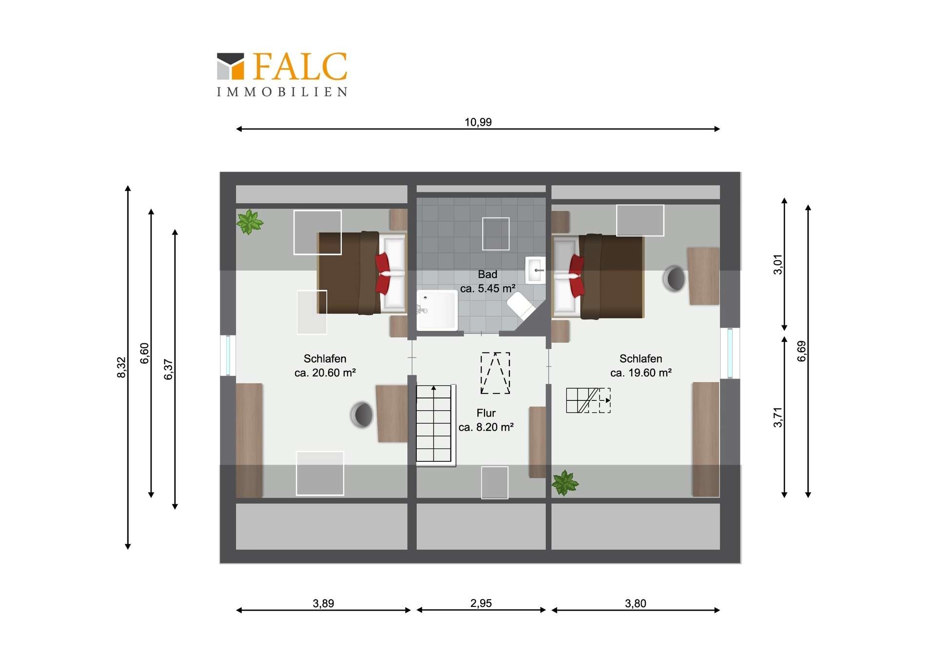 Grundriss Dachgeschoss