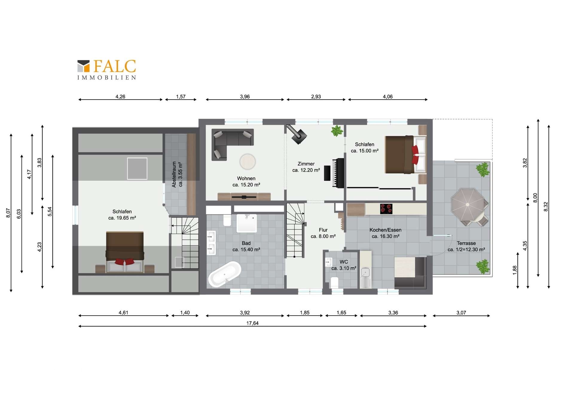 Grundriss Obergeschoss