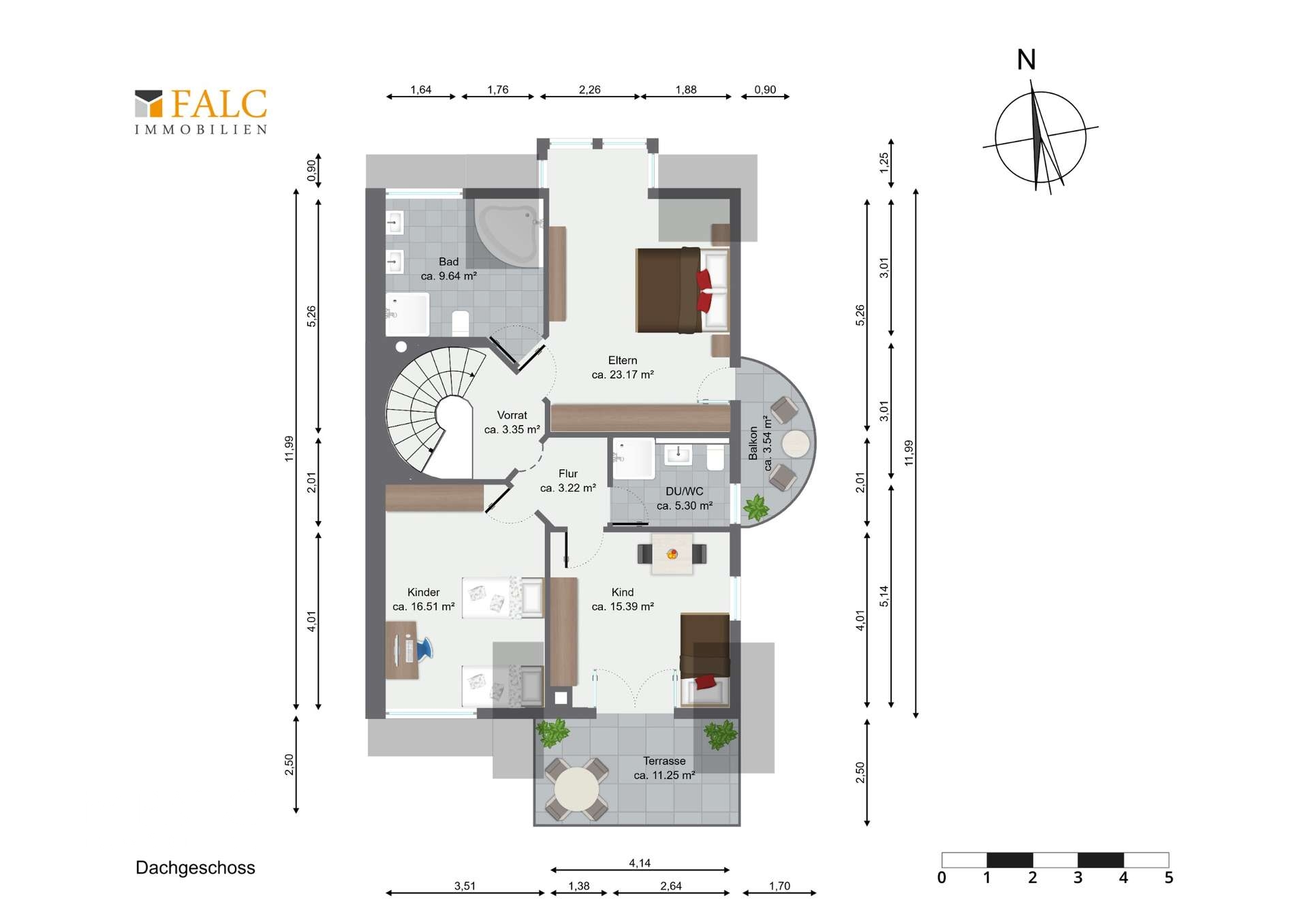 Dachgeschoss - Schlafoase