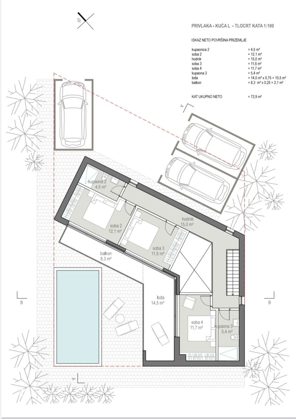 Grundriss Obergeschoss
