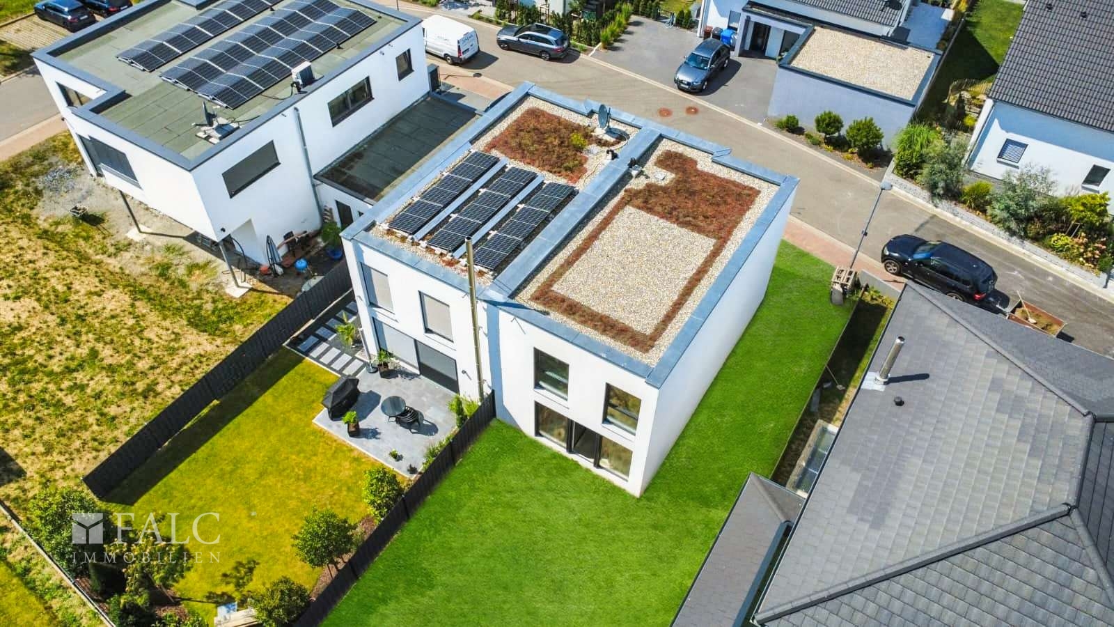 Flachdach für Solarpaneele