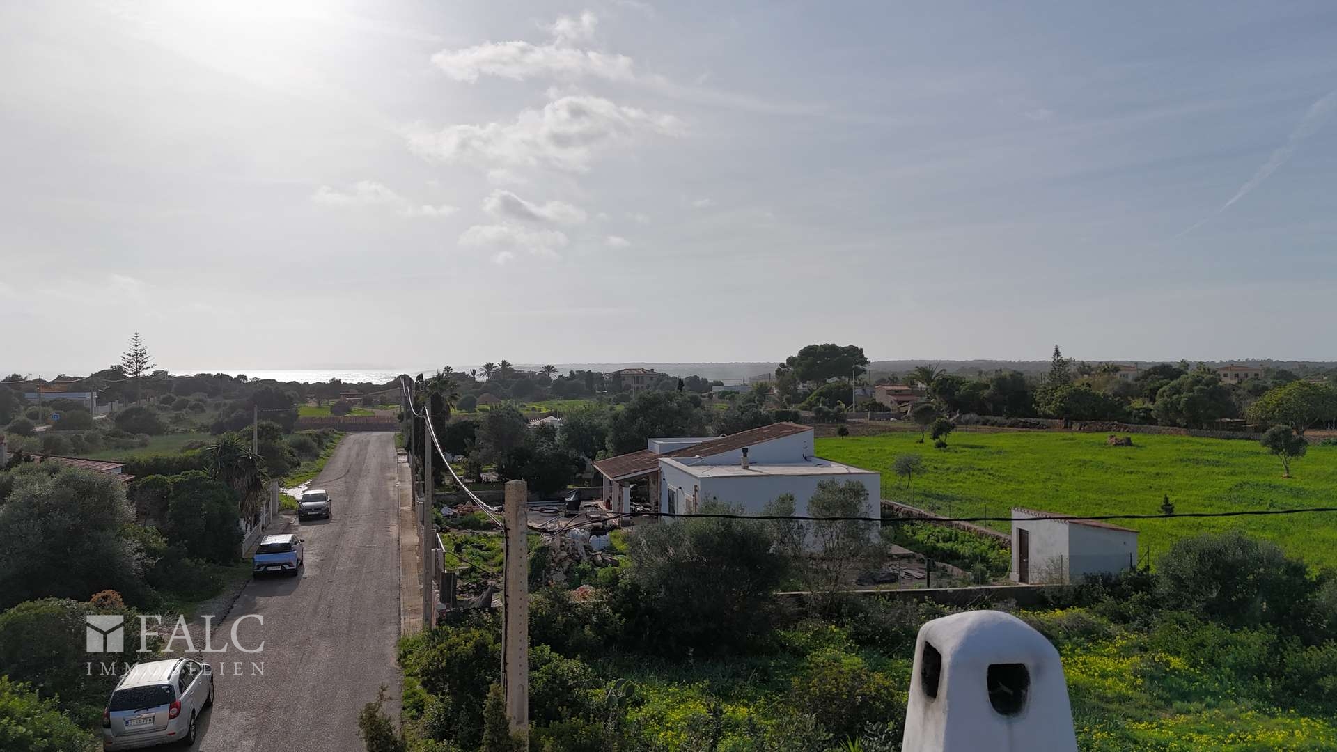 Blick von der Dachterrasse