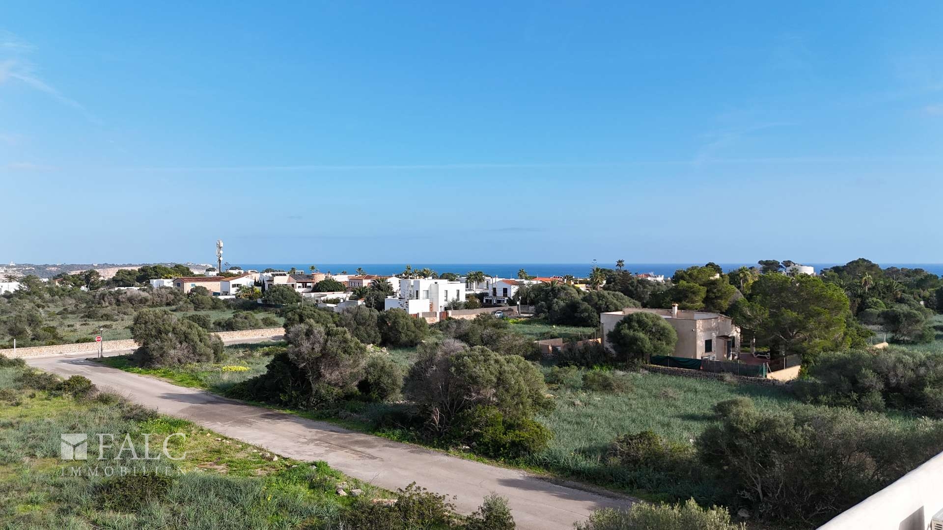 Blick von der Dachterrasse