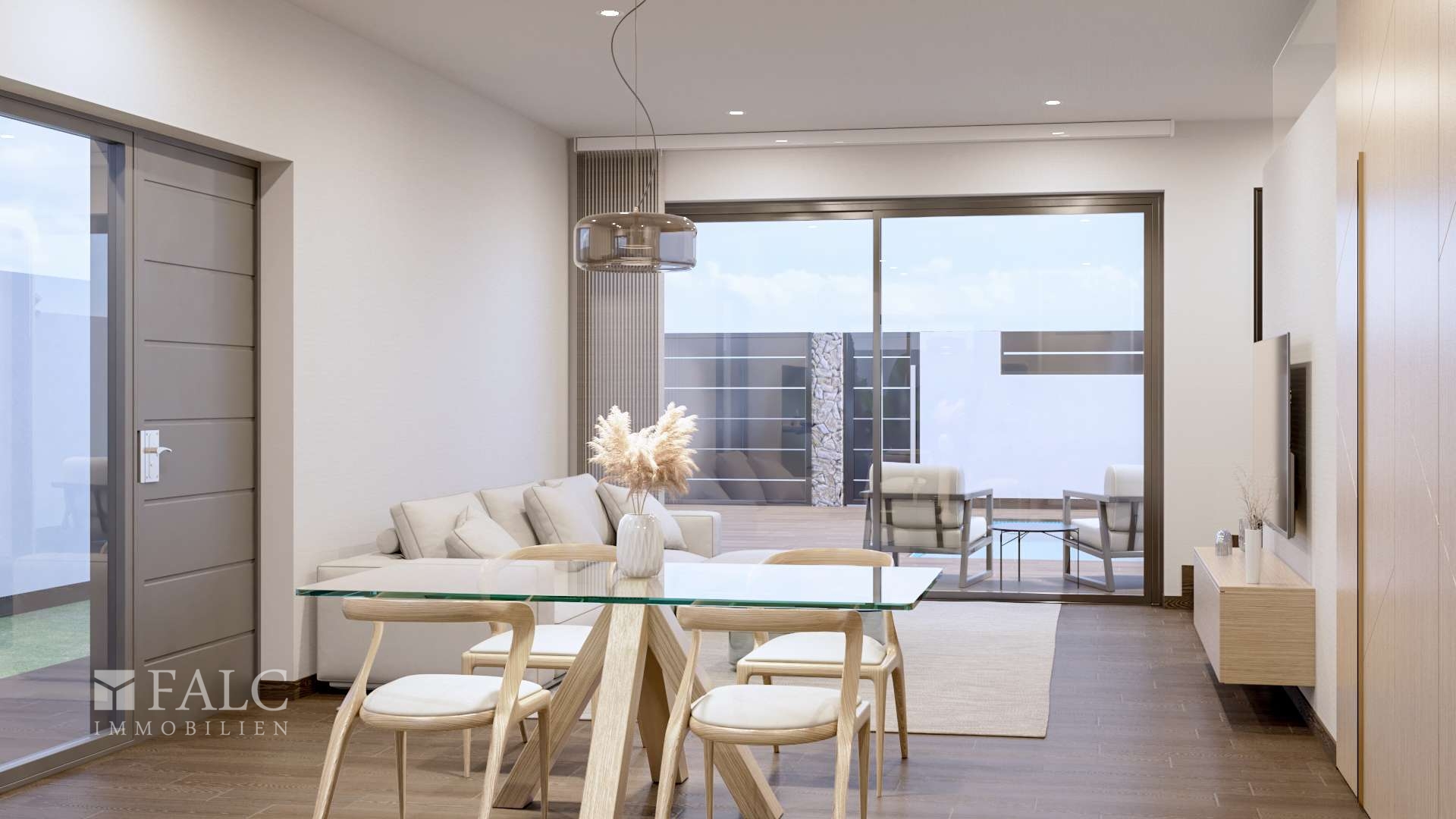 Wohnzimmer / Terrasse