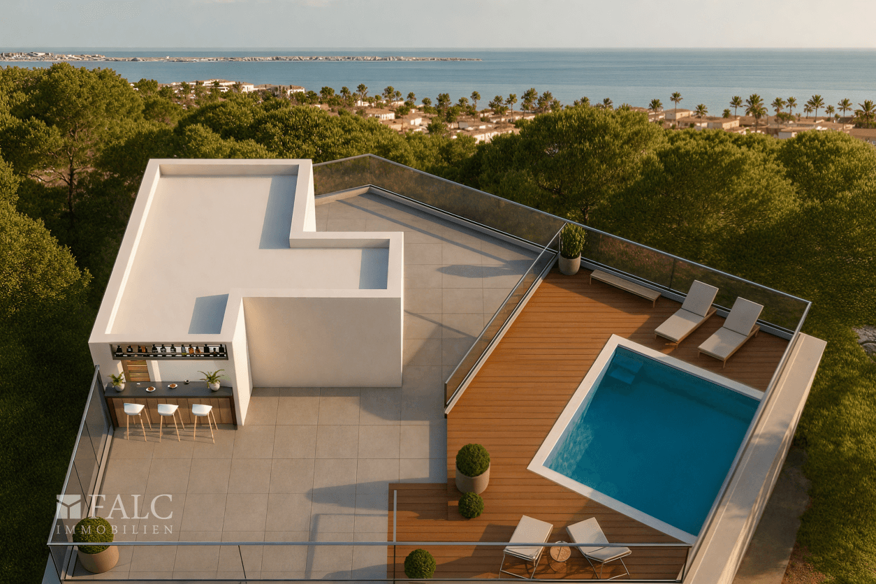 Solarium / Terrasse Dach