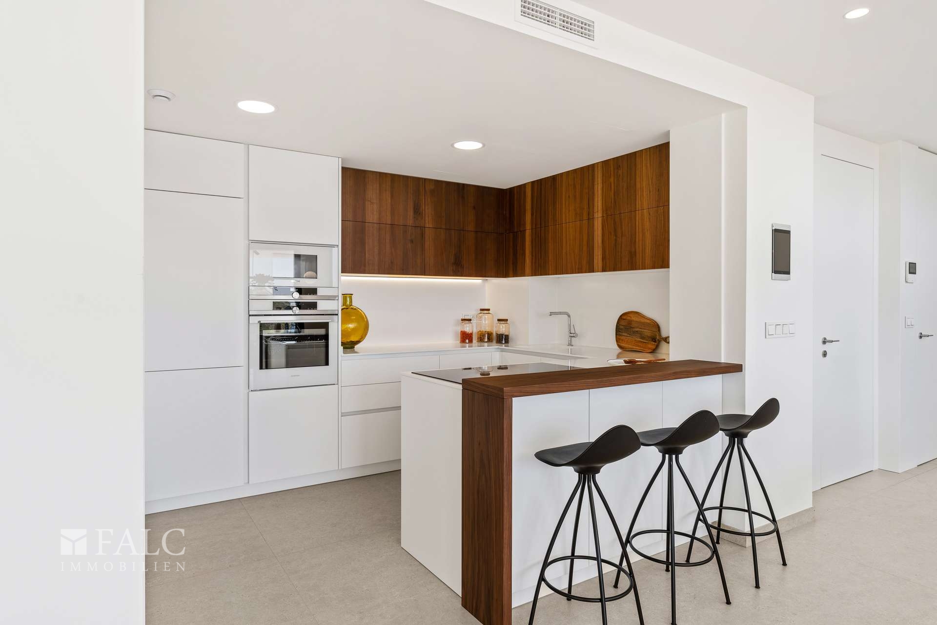 offene, helle Küche