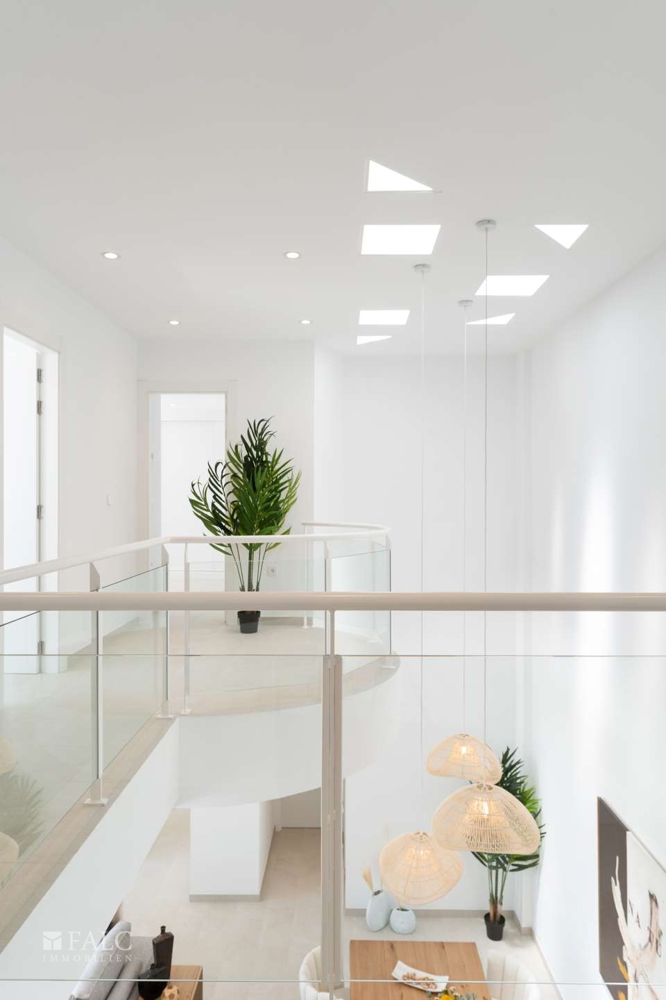 Flurbereich zwei Stockwerke