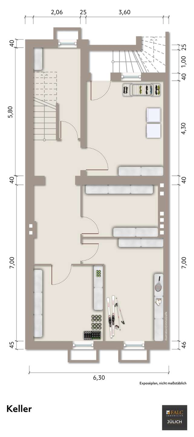Grundriss Keller