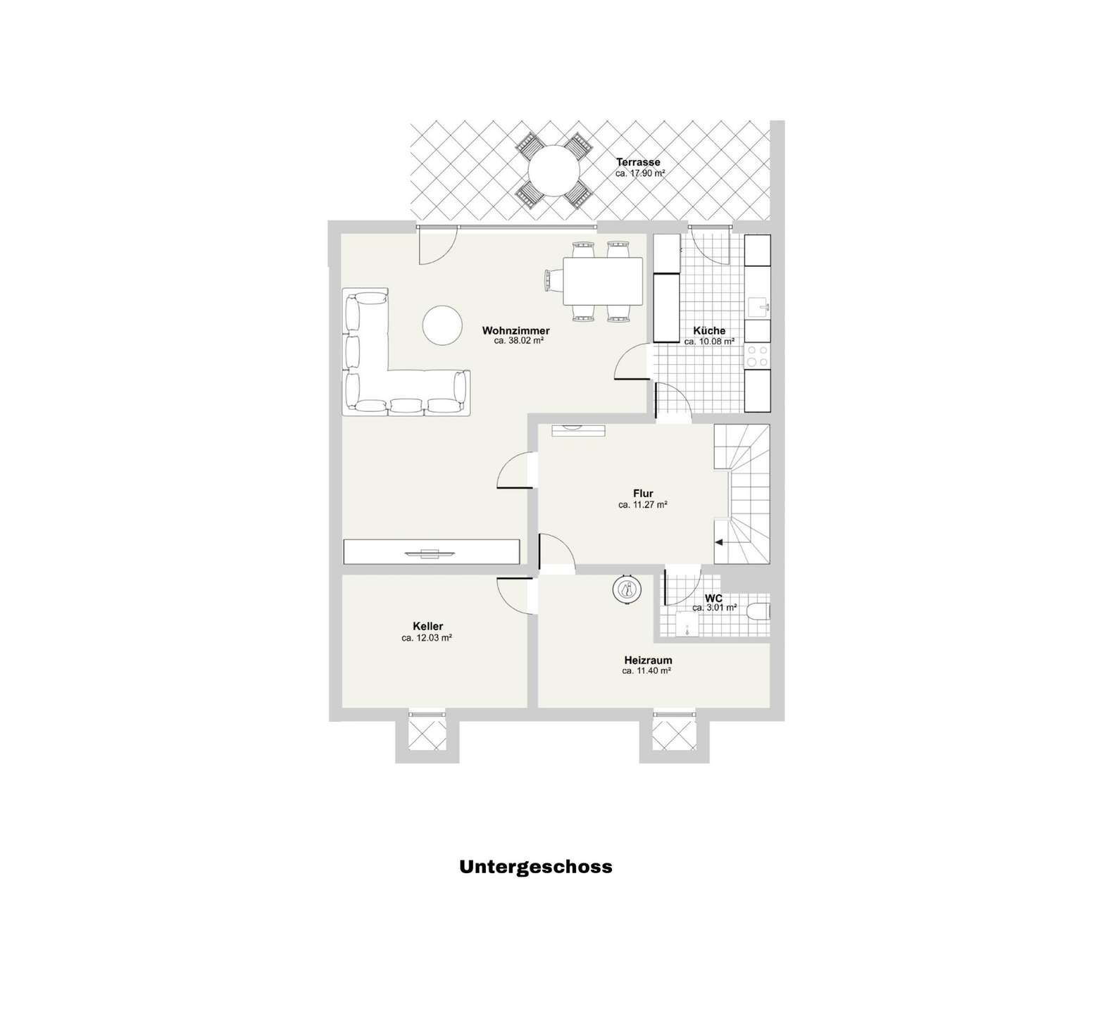 Grundriss Untergeschoss