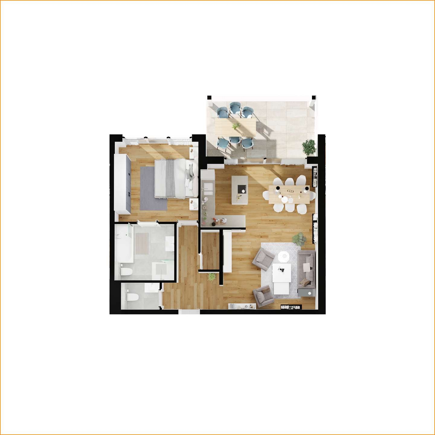 FALC-SL-15832_Grundriss_2 Zimmer_Etage