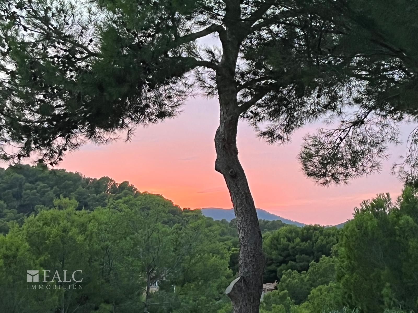 Ausblick Balkon Masterschlafzimmer