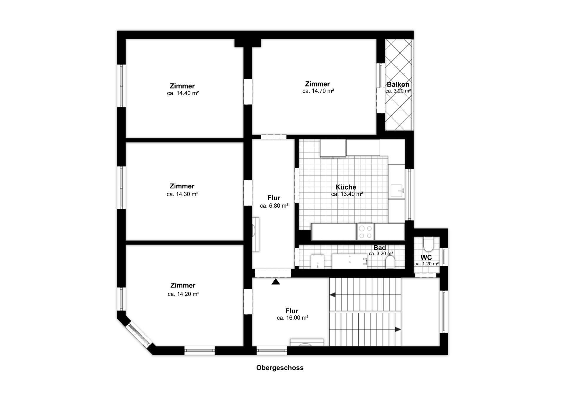 Grundriss 2. Obergeschoss
