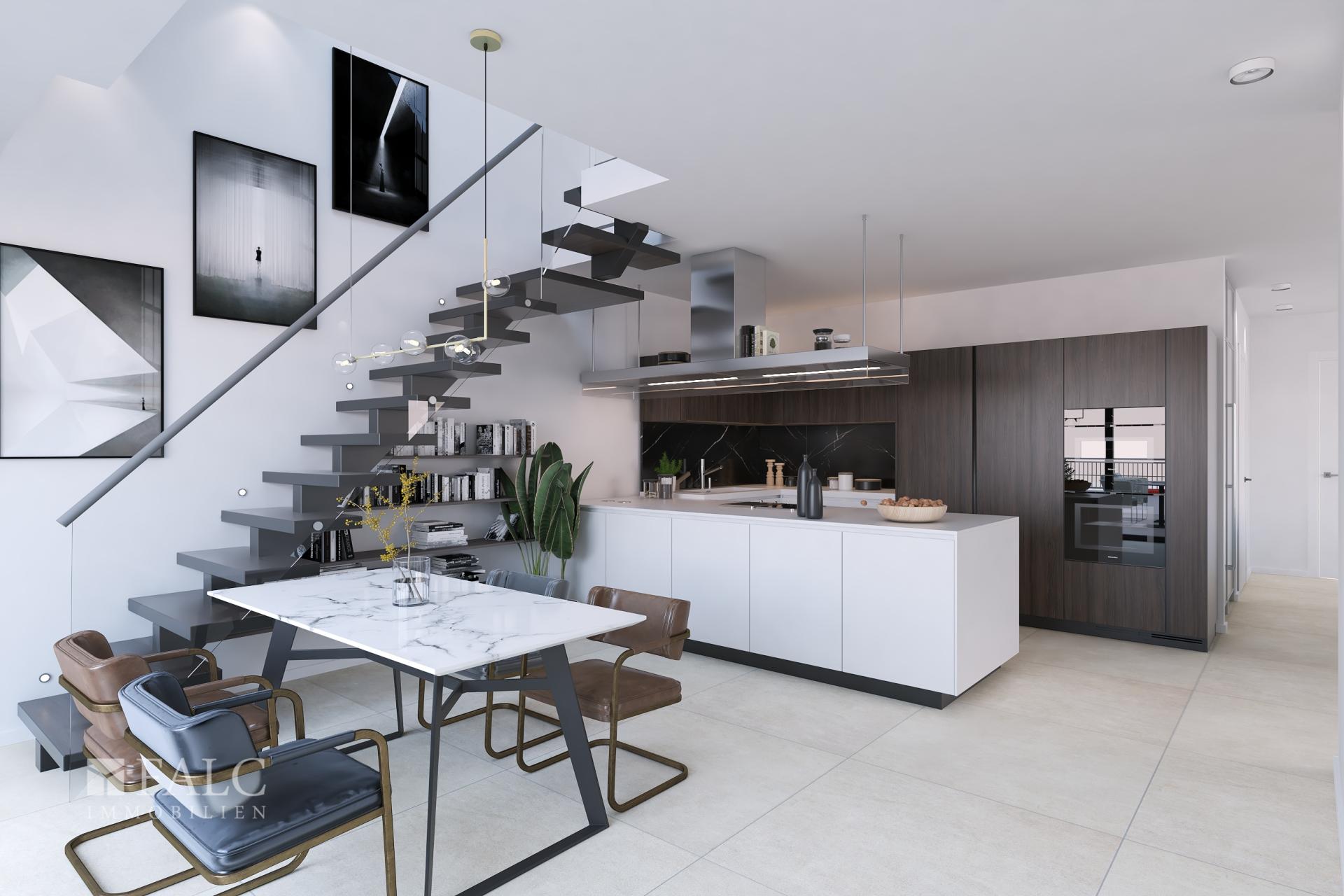 Offener Wohn-Essbereich