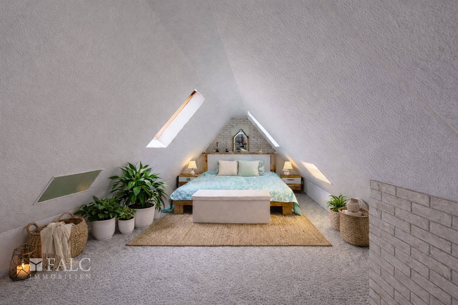 Spitzboden (Musterdeko)