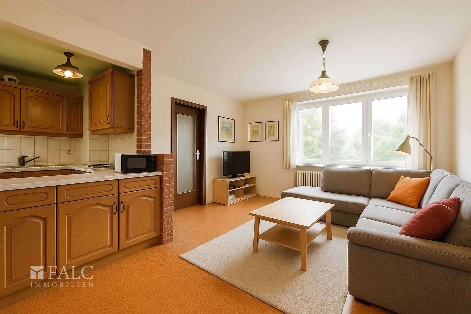 Wohnraum visualisiert