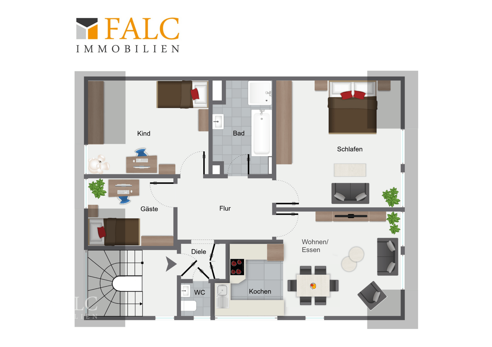 Grundriss - Wohnbeispiel I