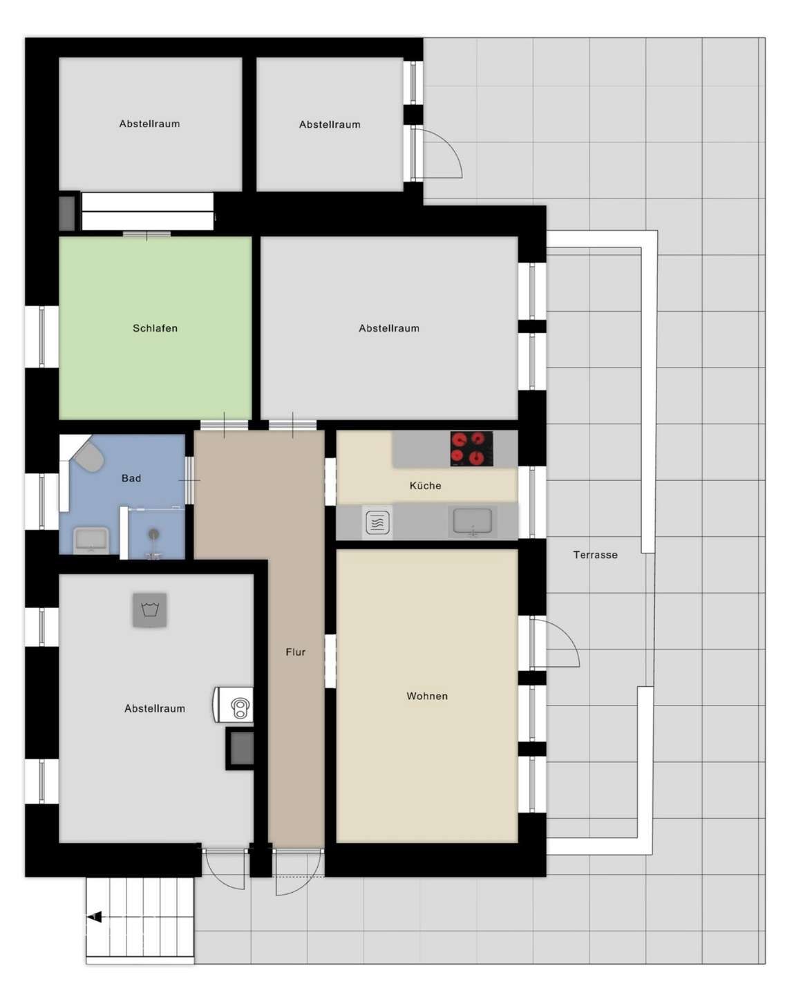 Grundriss Untergeschoss