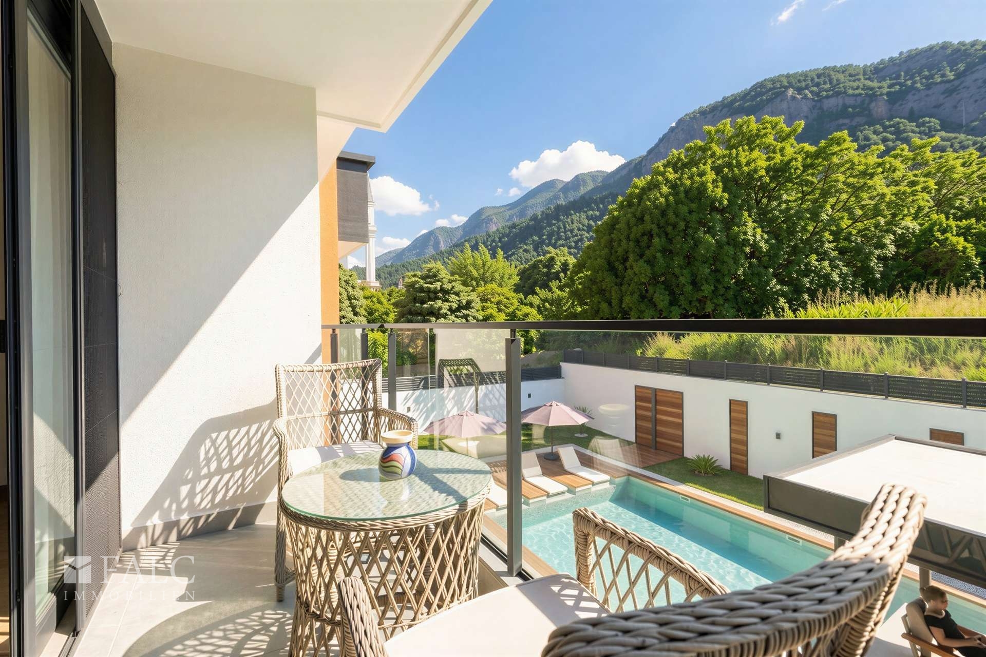 Balkon - Hauptschlafzimmer 